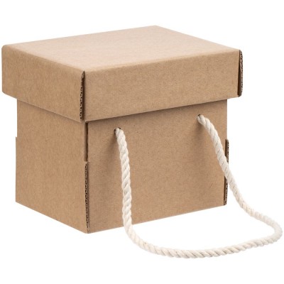 Купить Коробка для кружки Kitbag, с длинными ручками с нанесением логотипа