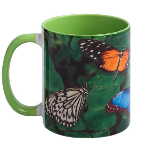 Купить Кружка Promo Plus для сублимационной печати, зеленое яблоко с нанесением логотипа