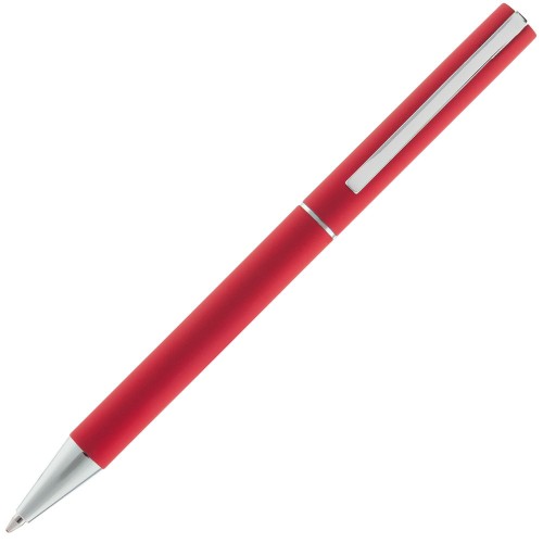 Купить Ручка шариковая Blade Soft Touch, красная с нанесением логотипа