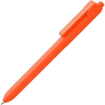 Купить Ручка шариковая Hint, оранжевая с нанесением