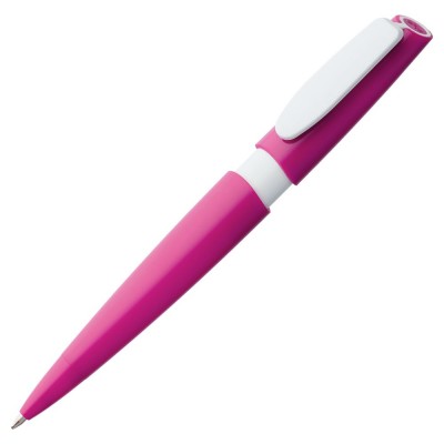 Купить Ручка шариковая Calypso, розовая с нанесением логотипа
