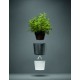 Купить Горшок для растений Flowerpot, фарфоровый, голубой с нанесением логотипа