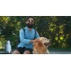 Купить Термос Dog Bowl с миской для питомца, голубой с нанесением логотипа