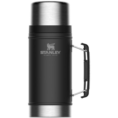 Купить Термос для еды Stanley Classic 940, черный с нанесением