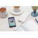 Купить Aккумулятор Uniscend Quick Charge Wireless 10000 мАч, черный с нанесением логотипа