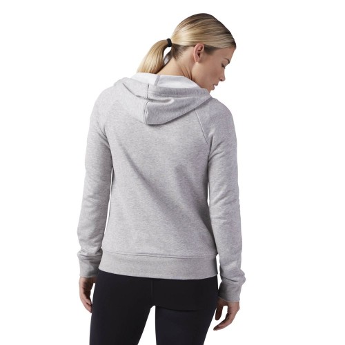 Купить Толстовка женская Elements French Terry Full Zip, серая с нанесением логотипа