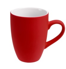 Кружка Best Morning c покрытием софт-тач, ярко-красная