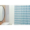 Купить Штора для ванной Popple, голубая с нанесением логотипа