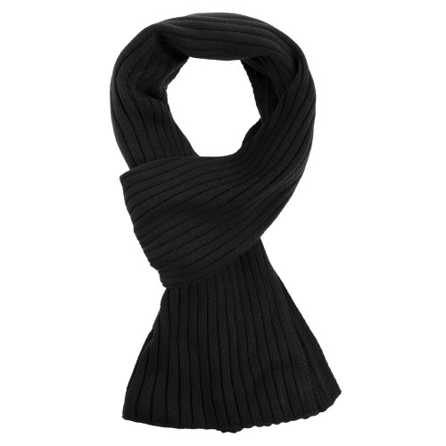 Купить Шарф Stripes, черный с нанесением логотипа Купить Шарф Stripes, черный с нанесением логотипа