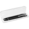 Купить Набор Pin Soft Touch: ручка и карандаш, черный с нанесением логотипа