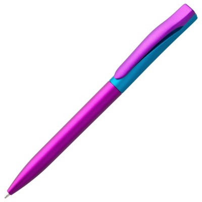 Купить Ручка шариковая Pin Fashion, розово-голубой металлик с нанесением
