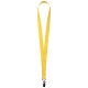 Купить Лента для бейджа Neckband, желтая с нанесением логотипа