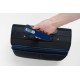 Купить Дорожные весы onBoard Soft Touch, синие с нанесением логотипа