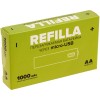 Купить Набор перезаряжаемых батареек Refilla AA, 1000 мАч с нанесением логотипа