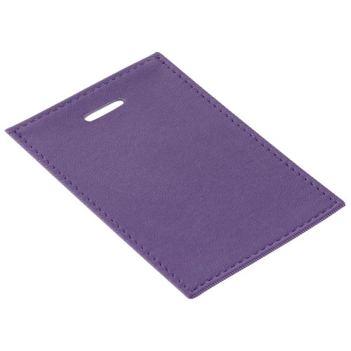 Купить Чехол для пропуска Twill, фиолетовый с нанесением логотипа