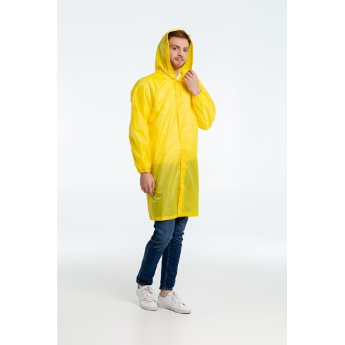 Купить Дождевик унисекс Rainman, желтый с нанесением логотипа