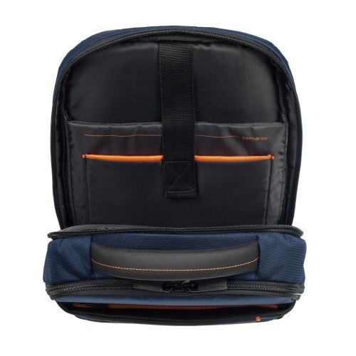 Купить Рюкзак для ноутбука Qibyte Laptop Backpack, синий с черными вставками с нанесением логотипа