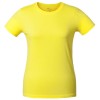 Купить Футболка женская T-bolka Lady, желтая с нанесением логотипа