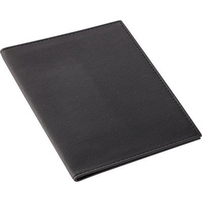 Купить Обложка для паспорта Twill, черная с нанесением