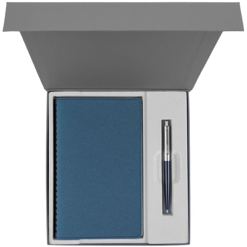 Купить Набор Scroll Writer, синий с нанесением логотипа