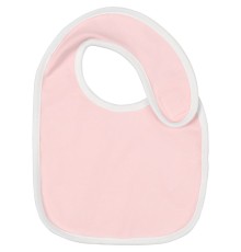 Нагрудник детский Baby Prime, розовый с молочно-белым