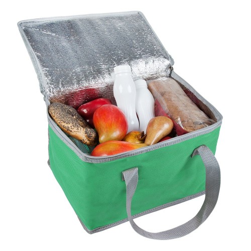 Купить Сумка холодильник Glacier, зеленая с нанесением логотипа