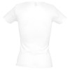 Купить Футболка стретч женская MIAMI 170 белая с нанесением логотипа