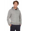 Купить Толстовка мужская Hooded Full Zip темно-синяя с нанесением логотипа