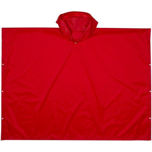 Купить Дождевик Rainman Poncho, красный с нанесением логотипа
