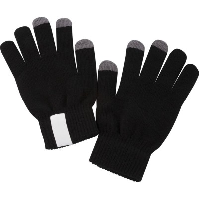Купить Сенсорные перчатки Scroll, черные с нанесением