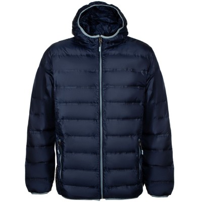 Купить Куртка пуховая мужская Tarner Comfort, темно-синяя с нанесением