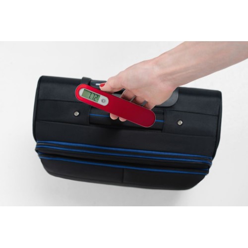 Купить Дорожные весы onBoard Soft Touch, красные с нанесением логотипа