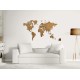Купить Деревянная карта мира World Map Wall Decoration Medium, коричневая с нанесением логотипа
