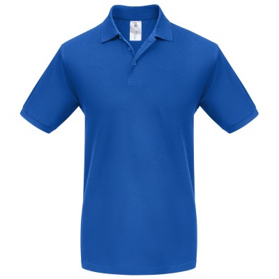 Купить Рубашка поло Heavymill ярко-синяя с нанесением