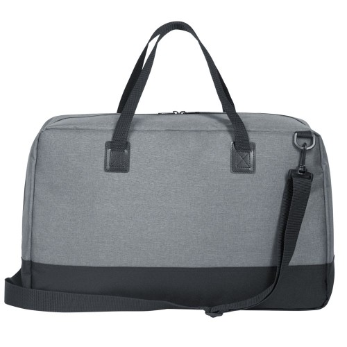 Купить Сумка дорожная с отделением для ноутбука Unit Bimo Weekend, серая с нанесением логотипа