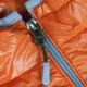 Купить Куртка пуховая женская Tarner Lady, оранжевая с нанесением логотипа