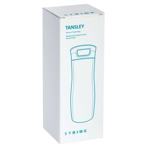 Купить Термостакан Tansley, герметичный, вакуумный, серо-стальной с нанесением логотипа