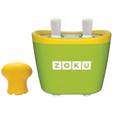 Купить Набор для приготовления мороженого Duo Quick Pop Maker, зеленый с нанесением логотипа