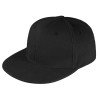 Купить Бейсболка Unit Snapback с прямым козырьком, черная с нанесением логотипа