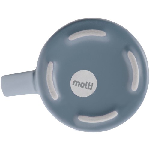 Купить Кружка Modern Bell, матовая, серо-синяя с нанесением логотипа