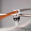 Купить Палатка трекинговая Maxfield 4, серая с оранжевым с нанесением логотипа