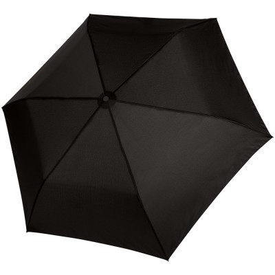Купить Зонт складной Zero 99, черный с нанесением