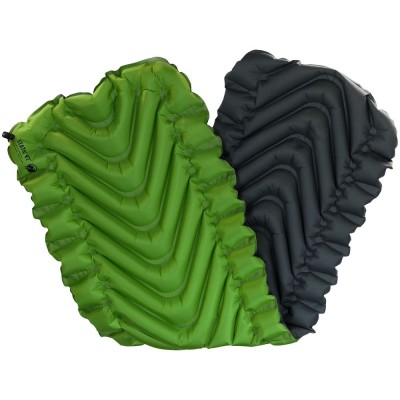 Купить Надувной коврик Static V2, зеленый с нанесением логотипа