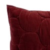 Купить Чехол на подушку«Хвойное утро», квадратный, бордовый с нанесением логотипа