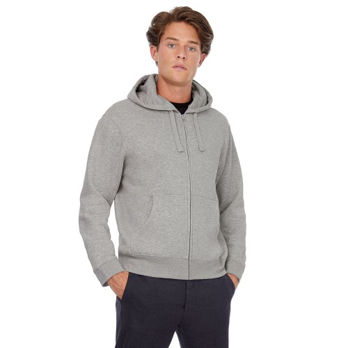 Купить Толстовка мужская Hooded Full Zip красная с нанесением логотипа