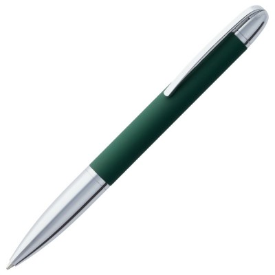 Купить Ручка шариковая Arc Soft Touch, зеленая с нанесением