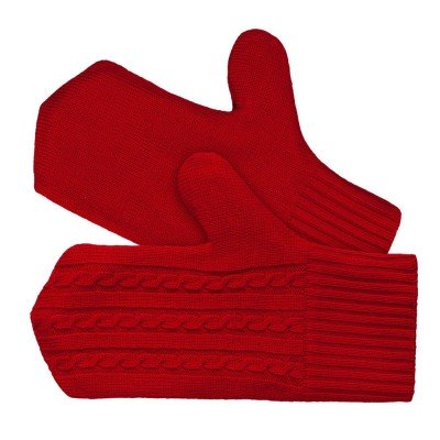 Купить Варежки Comfort Up, красные с нанесением