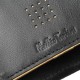 Купить Кошелек Partinico, черный с золотистым с нанесением логотипа