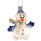 Купить Фарфоровая елочная игрушка Olaf с нанесением логотипа