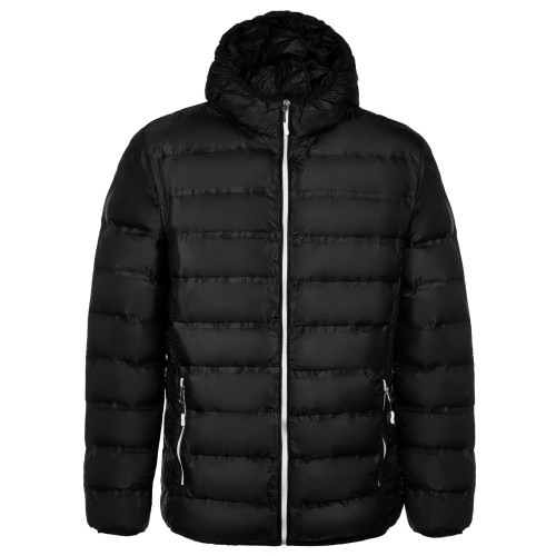 Купить Куртка пуховая мужская Tarner Comfort, черная с нанесением логотипа